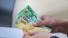 KYRGYZSTAN -- som. Kyrgyz currency. Money. Cash and non-cash. National currency. Cashless payment, cashless payments, bank card, QR code payment,