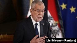 Austria's Presiden Alexander Van der Bellen (file photo)