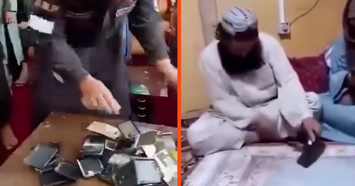 Taliban Smashes Smartphones As Restrictions Deepen In Afghanistan