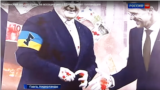 Кадр из репортажа О.Скабеевой (Вести) о кампании в Голландии