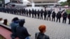 Протестующие и милиция в Гомеле, 27 сентября 2020 года