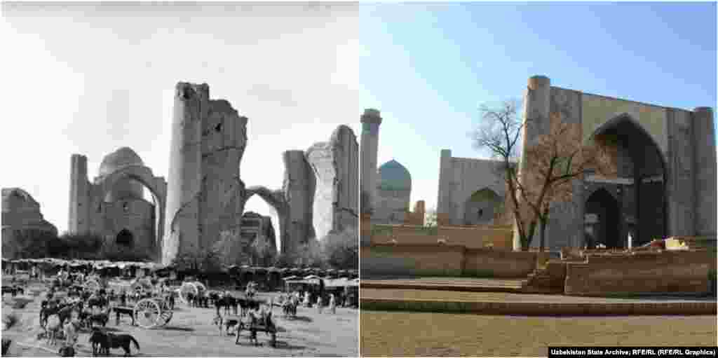 In the 15th century, the Bibi-Khanym mosque was one of the largest mosques in the Islamic world.