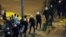 Policija u Beogradu tokom protesta zbog hapšenja osumnjičenog za genocid i ratne zločine Ratka Mladića, maj 2011
