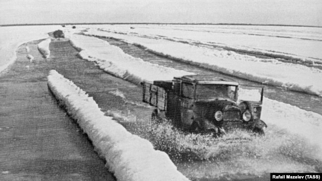 "Дорога жизни", Ленинградская область, 1943 год