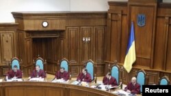 Під час засідання Конституційного Суду України, 23 вересня 2010 року