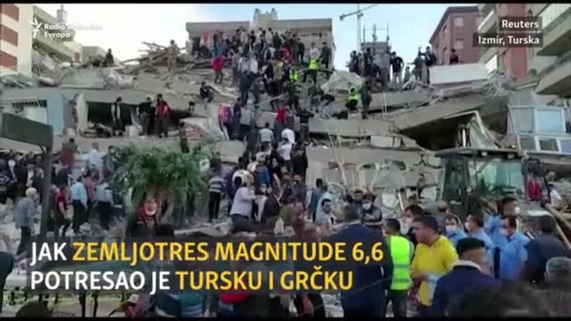 Zemljotres magnitude 6,6 pogodio Tursku i Grčku