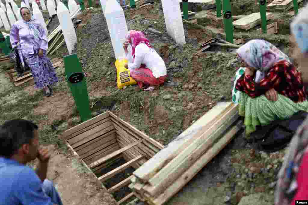 Srebrenica, 11. juli 2013. Foto: REUTERS / Dado Ruvić 