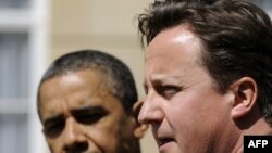 Лондон: Барак Обама и Дэвид Кэмерон 