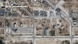 Satellite photo provided by Planet Lab/ Middlebury Institute shows Ain Al Assad Airbase which was hit by IRGC's missile strike on the midnight of January 8, 2019.