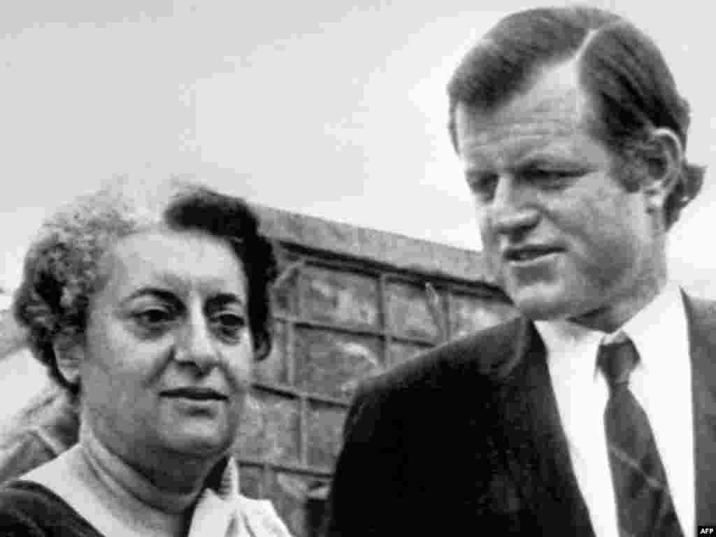 Edvard Kenedi i indijska premijerka Indira Gandi, 1971. godine