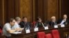 Armenia - Deputies from the opposition Armenian National Congress attend a parliament session in Yerevan, 22Jun2012.