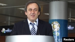 Presidenti i Federatës Evropiane të Futbollit, Mishel Platini.