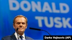 Новиот претседател на Европската народа партија(ЕПП) Доналд Туск.