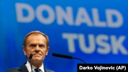 Tusk a fost în perioada decembrie 2014 – noiembrie 2019, președinte al Consiliului European.