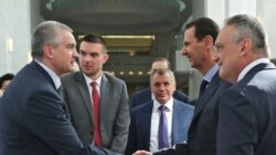 Аксенов в Сирии. Что крымские чиновники привезли в Дамаск