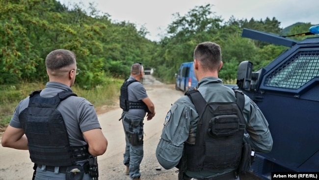 Pjesëtarë të Policisë së Kosovës morën pjesë në aksionin e 21 korrikut në Ujman.