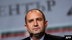 Bulgarian presidential candidate Rumen Radev