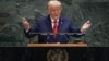 Дональд Трамп виступає на Генеральній асамблеї ООН в Нью-Йорку. 23 вересня 2025 року