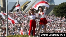 Sa protesta opozicije u Minsku, 16. august