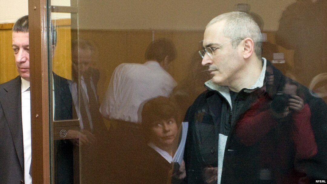 Михаил Ходорковский в зале суда