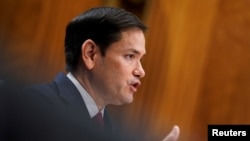 Marco Rubio na saslušanju u Capitol Hillu u Washingtonu, SAD, 15. januara 2025.