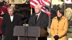 Сенатори США відвідали військову базу неподалік Тбілісі (відео)