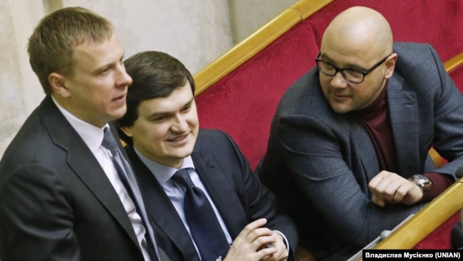 Віталій Хомутинник, Валерій Писаренко та Дмитро Святаш у Верховній Раді