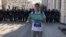 Алексей Парахин на акции против недопуска независимых политиков в Мосгордуму. Фото Дарьи Богатырьковой