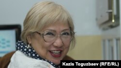 Журналист Розлана Таукина. Алматы, 5маусым 2017 жыл.