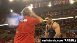 حضور رضا یزدانی در مسابقات جهانی کشتی بوداپست