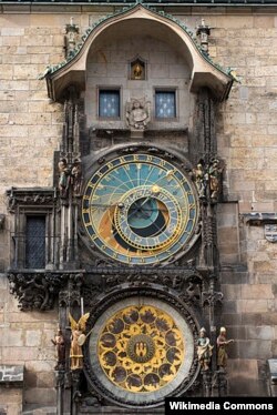 Прагадагы Астрономиялык саат. Ал 1410-жылдан бери иштейт.