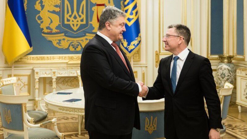 Președintele Petro Poroșenko a discutat la Kiev cu reprezentantul special al Statelor Unite pentru Ucraina, Kurt Volker