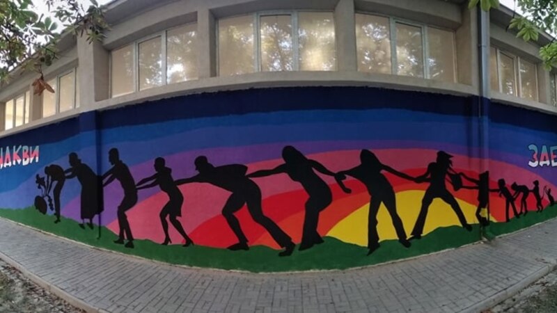 Јакимовска со визуелна порака за подавање рака во Кавадарци