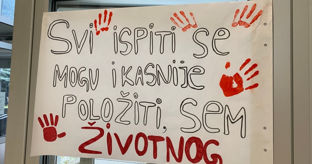 'Naš motiv nije novac': Studenti koji blokiraju fakultete odgovaraju na ...