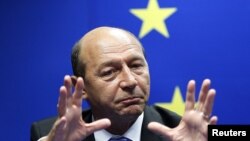 Traian Băsescu la Bruxelles în 2010