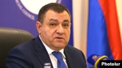 Armenia - The head of Supreme Judicial Council, Ruben Vartazarian, at a press conference in Yerevan, December 29, 2020.