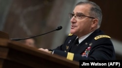 Army General Curtis Scaparrotti, commander of the U.S. European Command and NATO supreme allied commander in Europe, testifies before the U.S. Senate Armed Services Committee in Washington on March 8. 