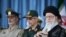 Ali Khamenei, Iran's Supreme Leader with military commanders.