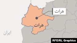 ولایت هرات در نقشه افغانستان 