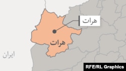 ولایت هرات در نقشه افغانستان