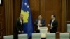 Kryetari i Kuvendit të Kosovës, Dimal Basha, duke administruar shortin për nënkryetar, më 28 gusht 2025.