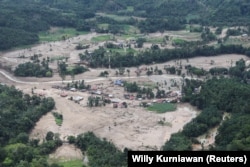 Паводка на востраве Суматра. Інданэзія, 30 лістапада 2025