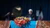 Iranian President Hassan Rouhani gives a public speech during a trip to the northern Iranian city of Shahroud, Iran, December 4, 2018. Official President website/Handout via REUTERS 