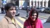 Armenia - Iranian tourists speak to RFE/RL, Yerevan, 21Mar2016.