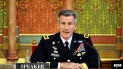 U.S. Army Lieutenant General John W. Nicholson (file photo)