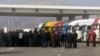 В бакинском порту застряли 500 грузовиков Туркменистана из-за того, что туркменский паром не приплыл (ВИДЕО)