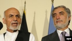 Ashraf Ghani Ahmadzai və Abdullah Abdullah