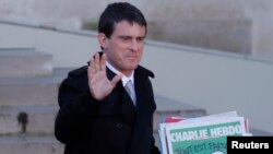 Principalul candidat al stîngii, fostul premier Manuel Valls 