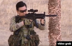 Berdymukhammedov demonstrated his blade-and-gun skills in a bizarre video early this year that made him look like a Hollywood action-hero.
