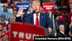 U.S. President Donald Trump announces his 2020 reelection bid in Orlando, Florida, in June.